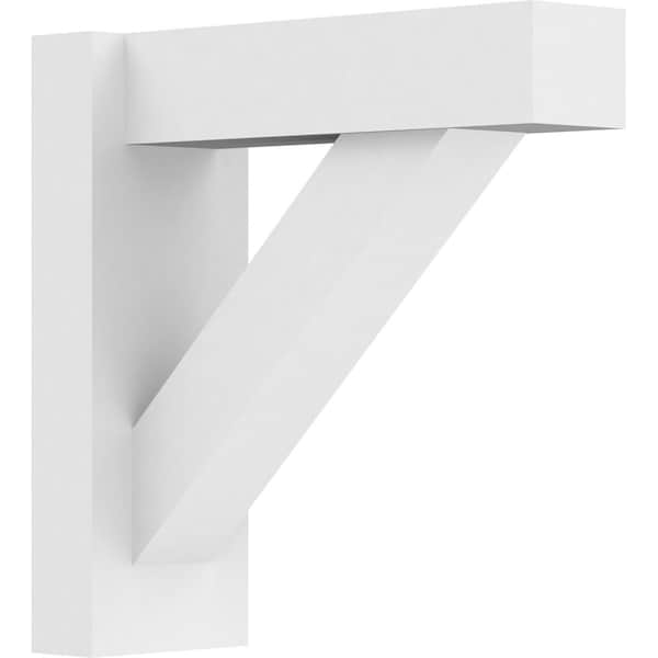 Ekena Millwork Traditional Architectural Grade PVC Outlooker with Block Ends, 5"W X 14"D X 14"H OUTP05X14X14TRA05 - main